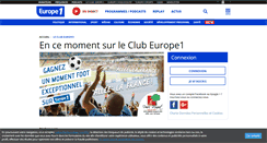 Desktop Screenshot of clube1.europe1.fr