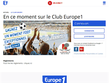 Tablet Screenshot of clube1.europe1.fr