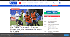 Desktop Screenshot of europe1.fr