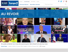Tablet Screenshot of lelab.europe1.fr